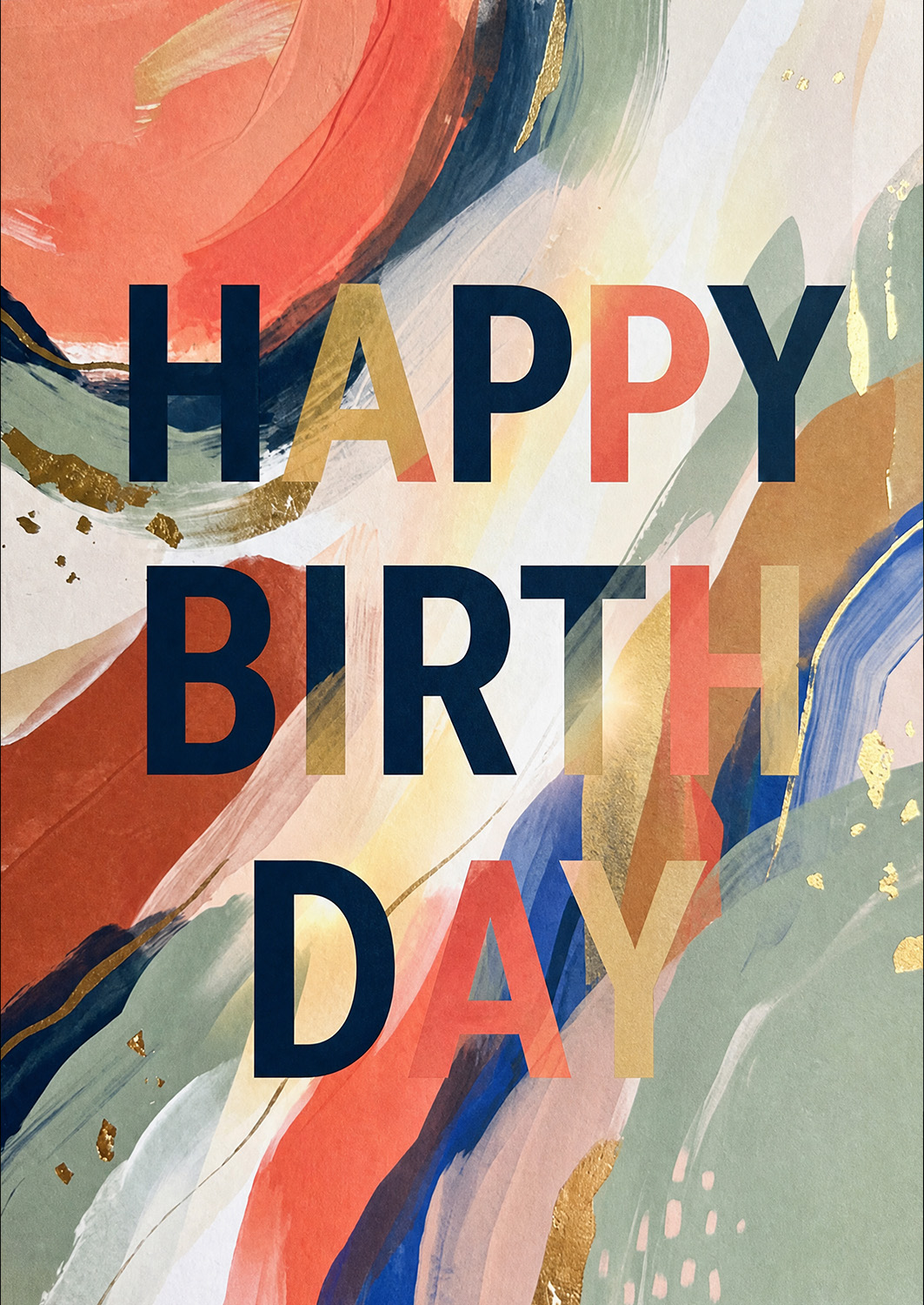 Abstract Flecks - Birthday