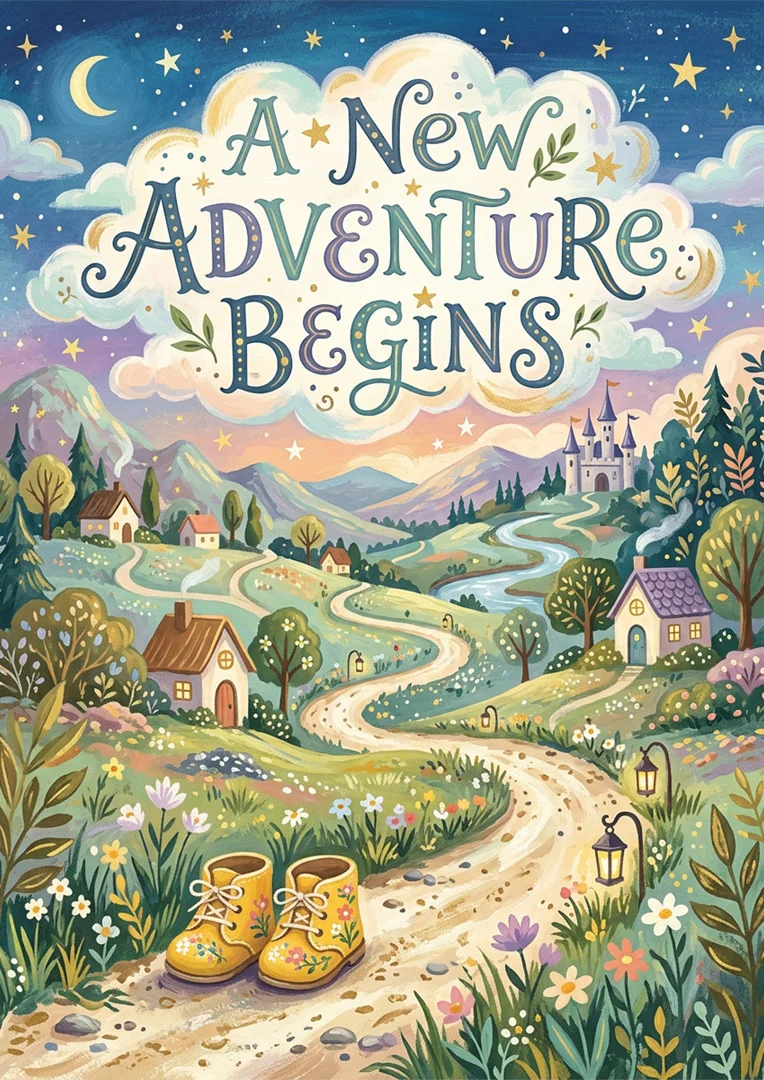 A New Adventure Begins Baby Shower Card