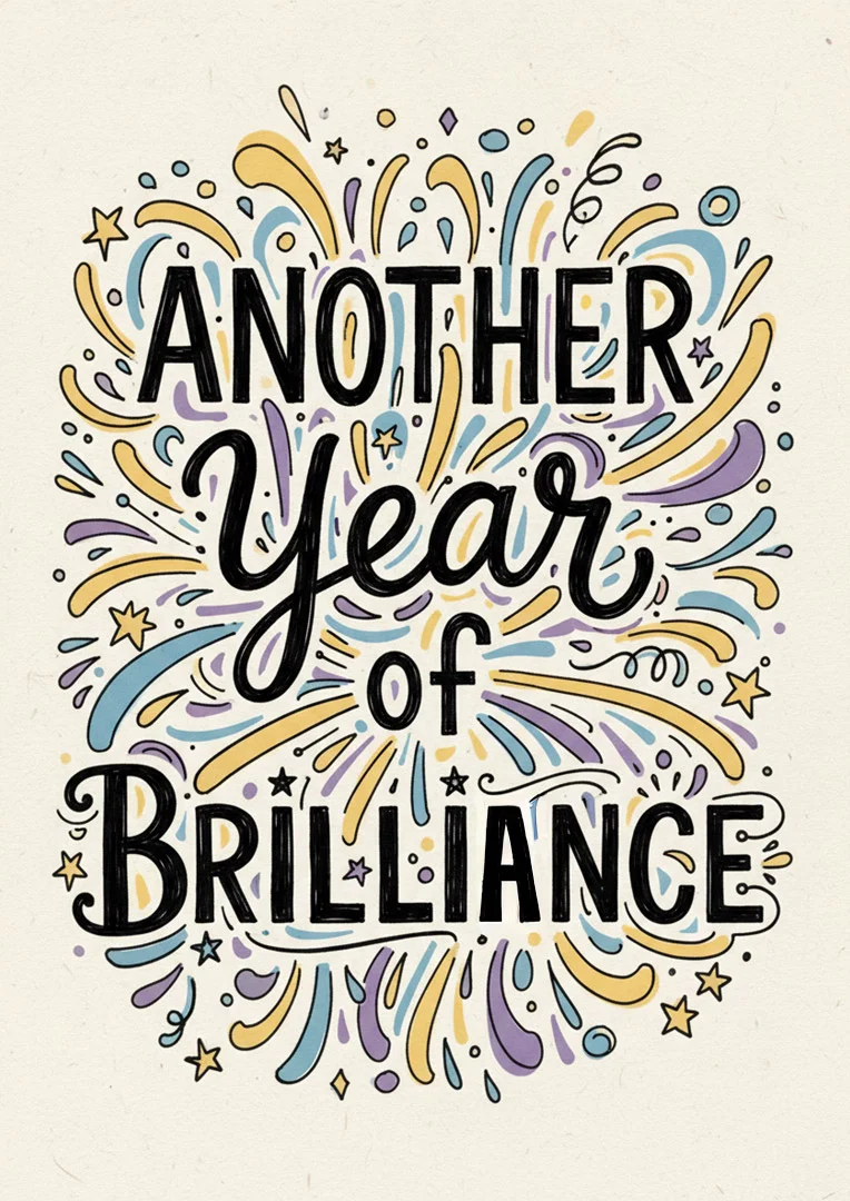 Brilliant Fireworks Work Anniversary Card