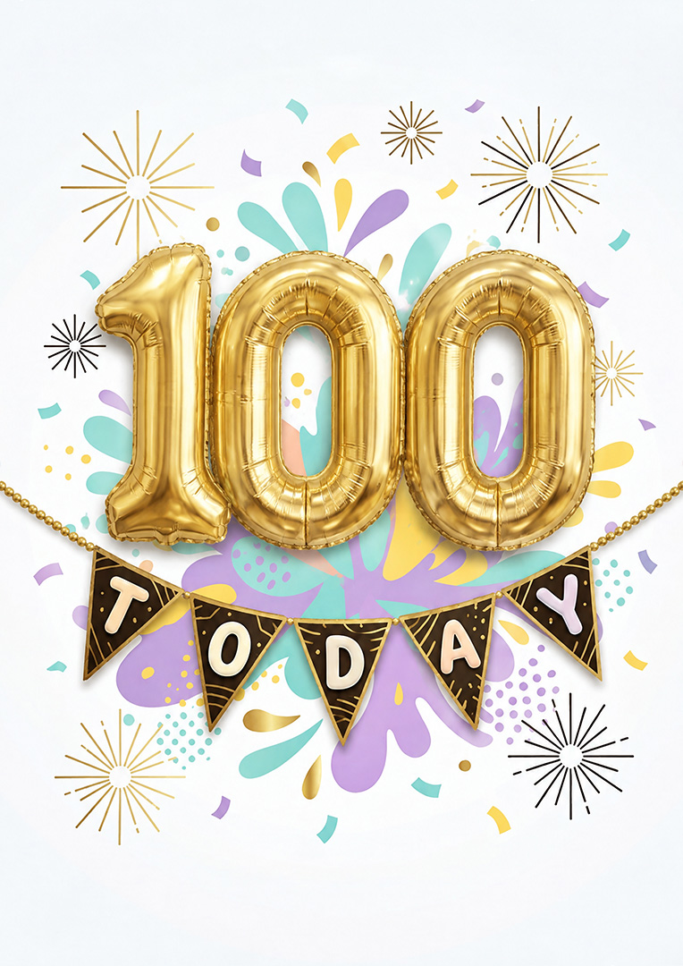 Birthday Mylar Balloons - 100