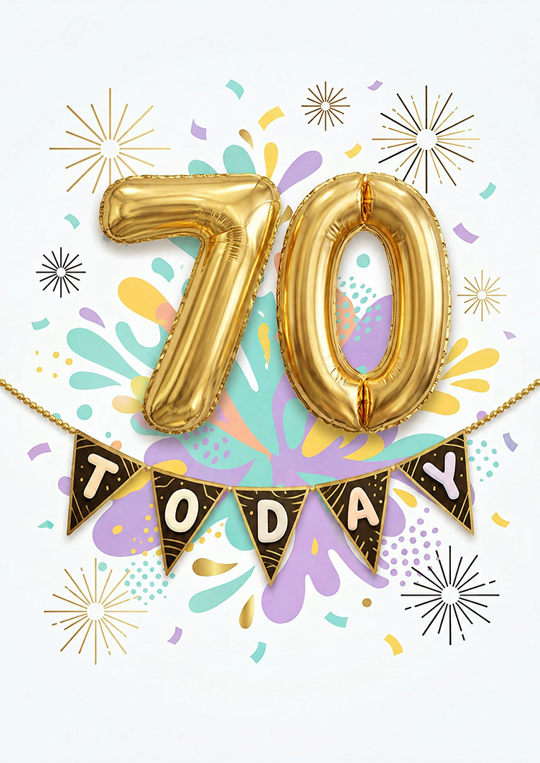 Birthday Mylar Balloons - 70