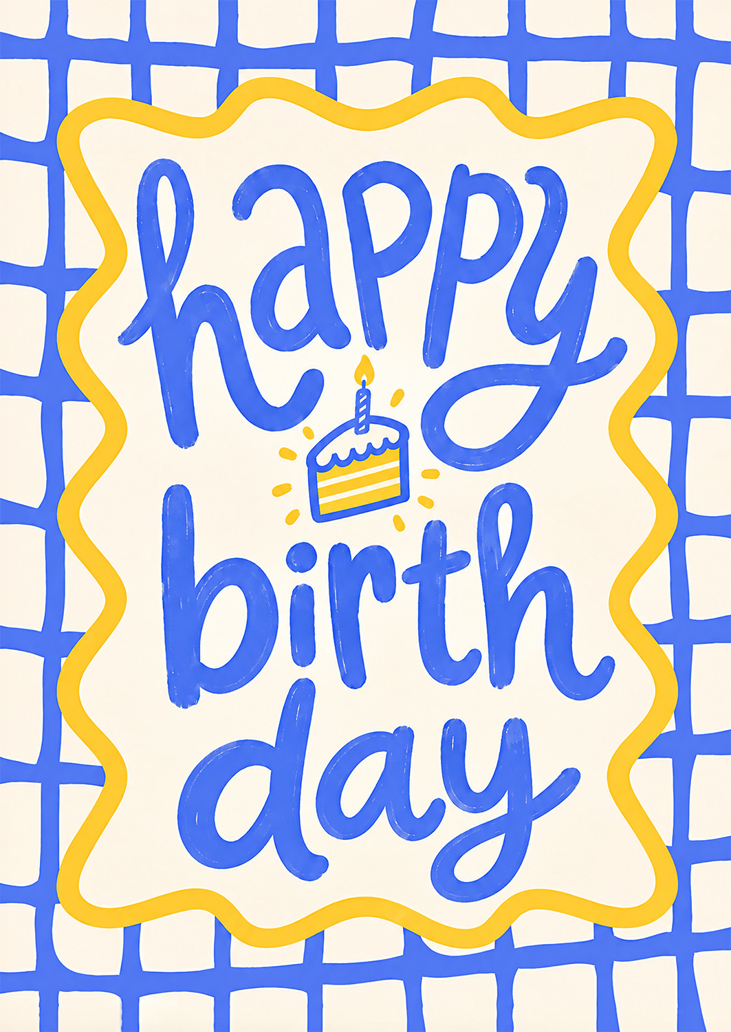 Bright Doodle Frame - Birthday