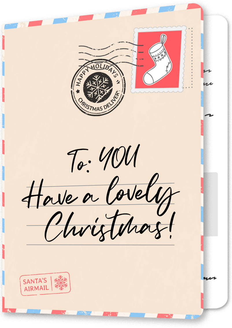 Jolly Post Christmas Card