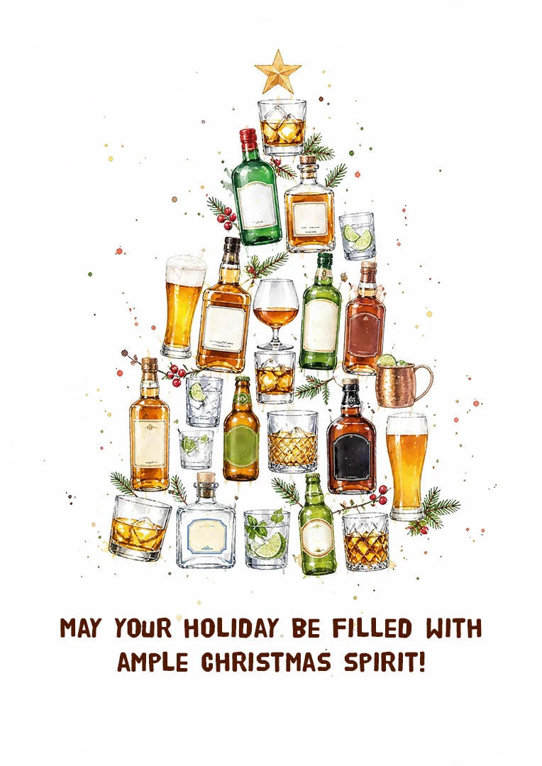 Christmas Spirit Christmas Card