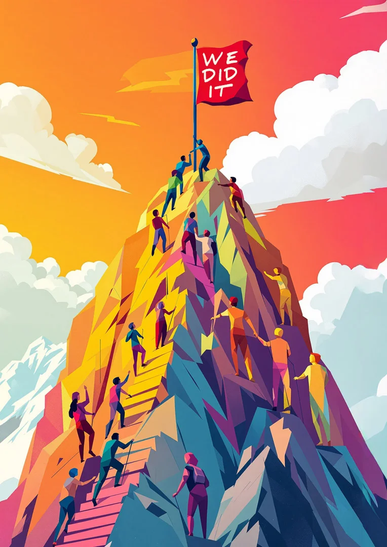 Collective Climb Work Anniversary Card