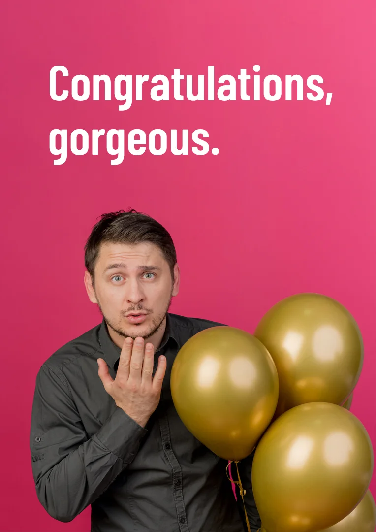 A Gorgeous Work Anniversary Card