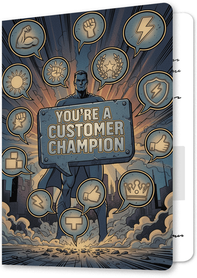 Heroic Super Work Anniversary Card