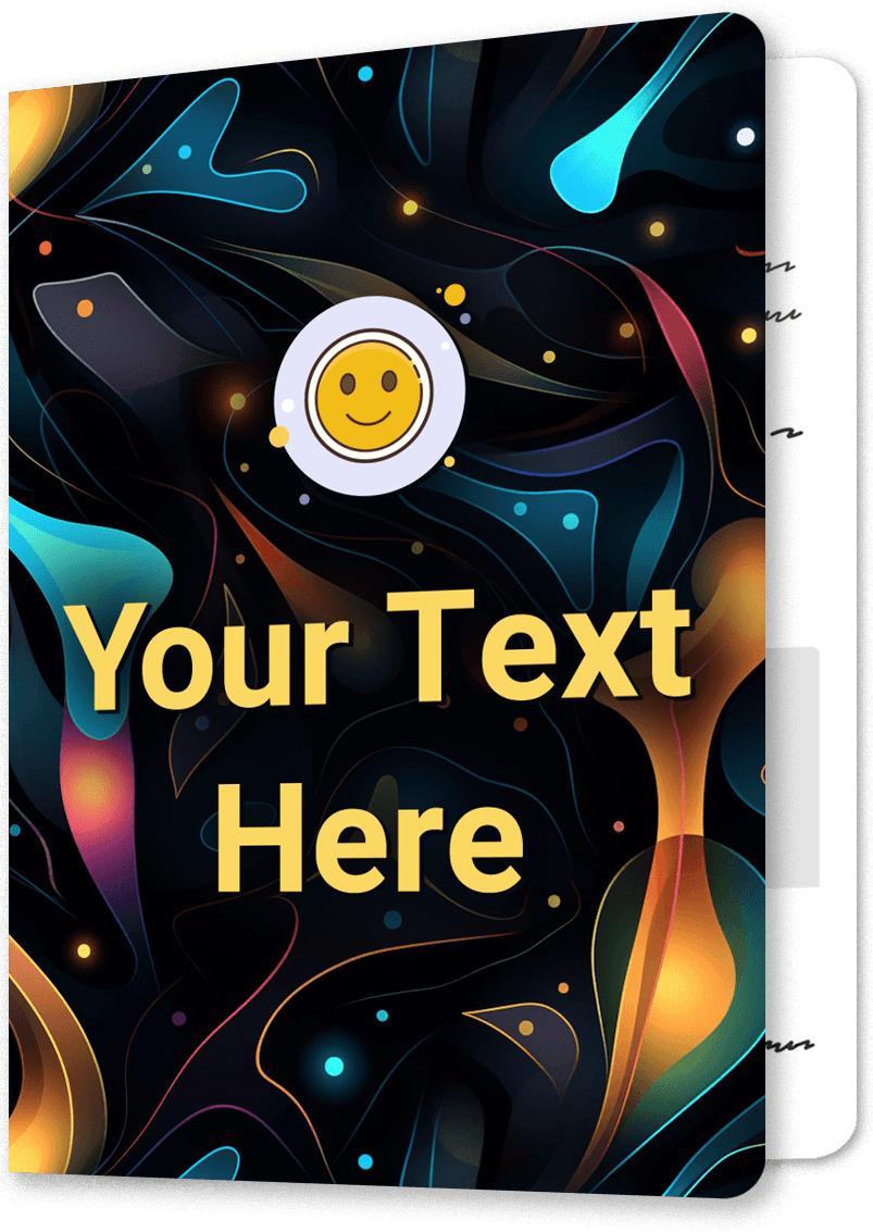 Cosmic Glow Congratulations Card