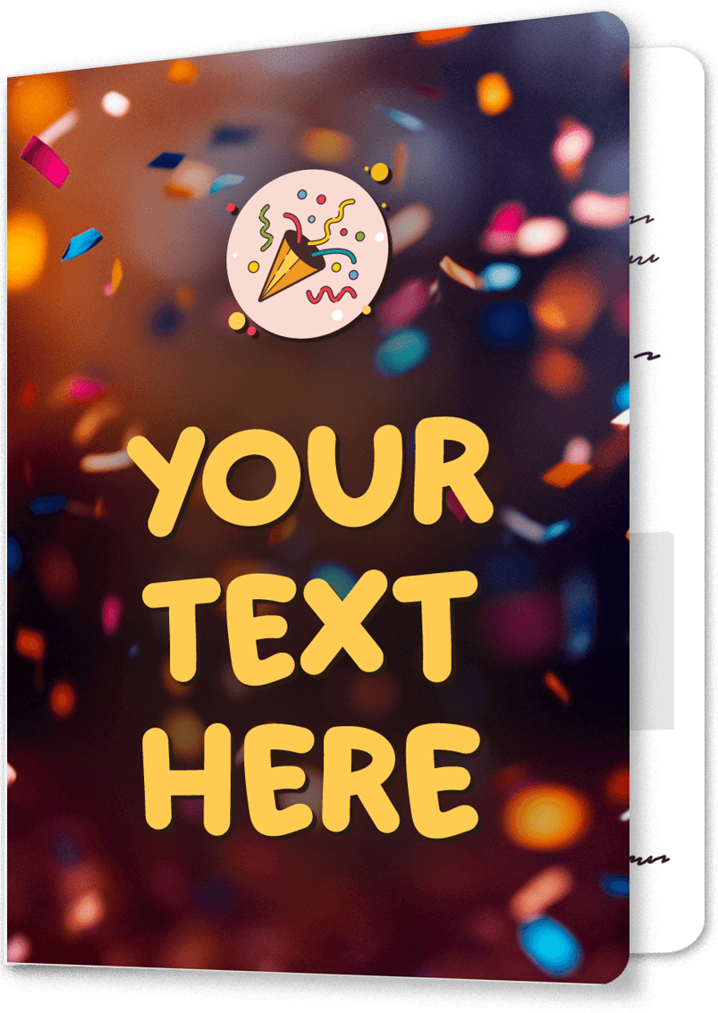 Confetti Blast Birthday Card