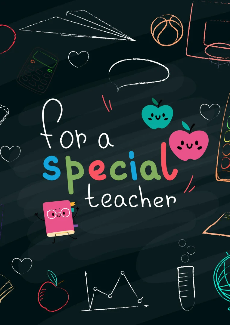 A Special Teacher Thank You Card