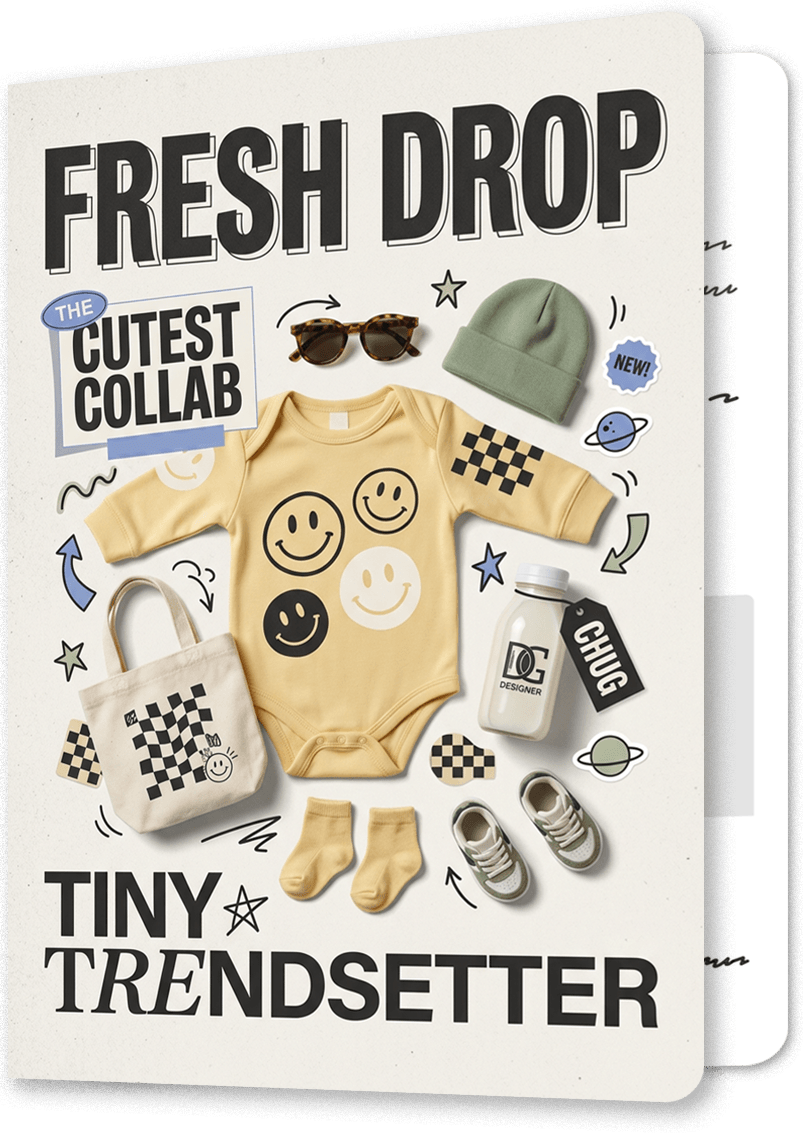 Fresh Drop Tiny Trendsetter Maternity Card
