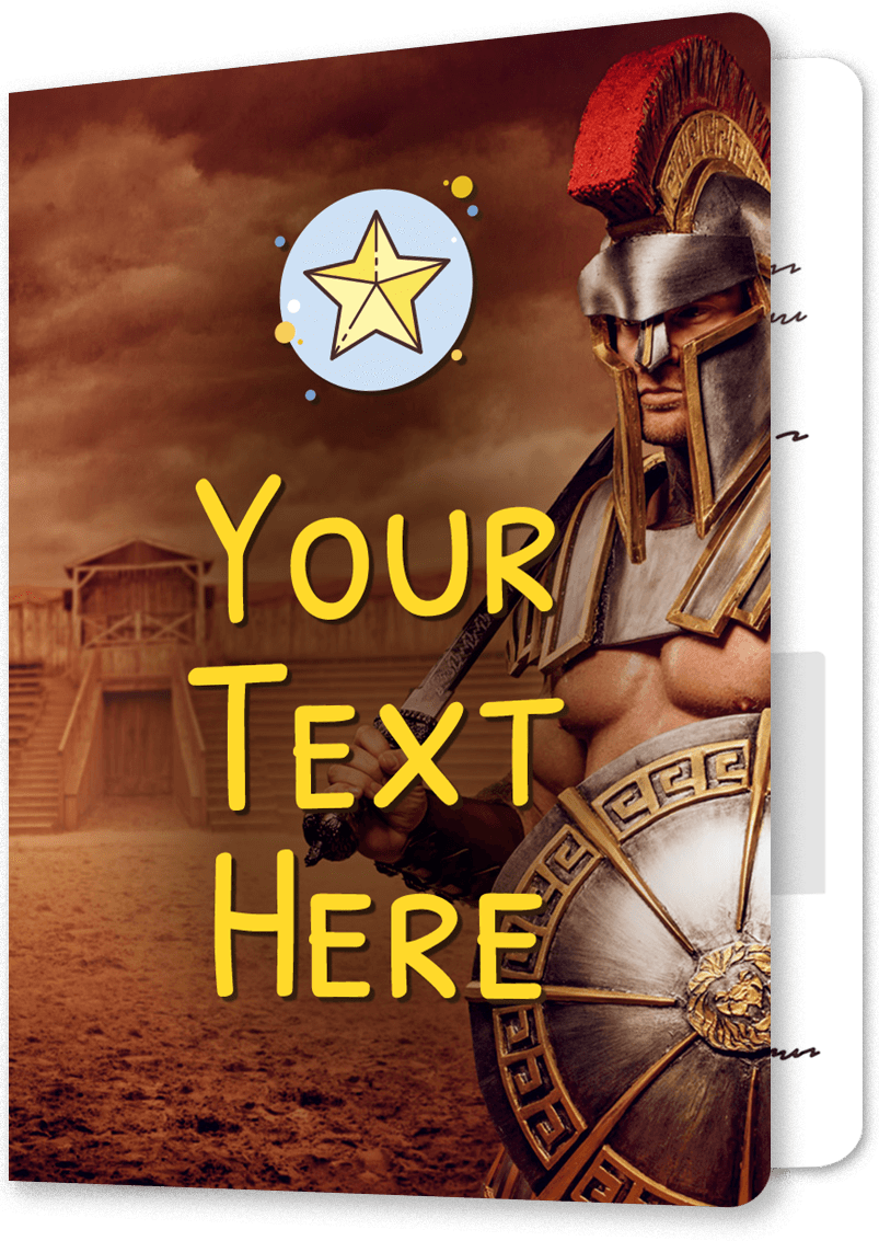 Epic Warrior Birthday Card