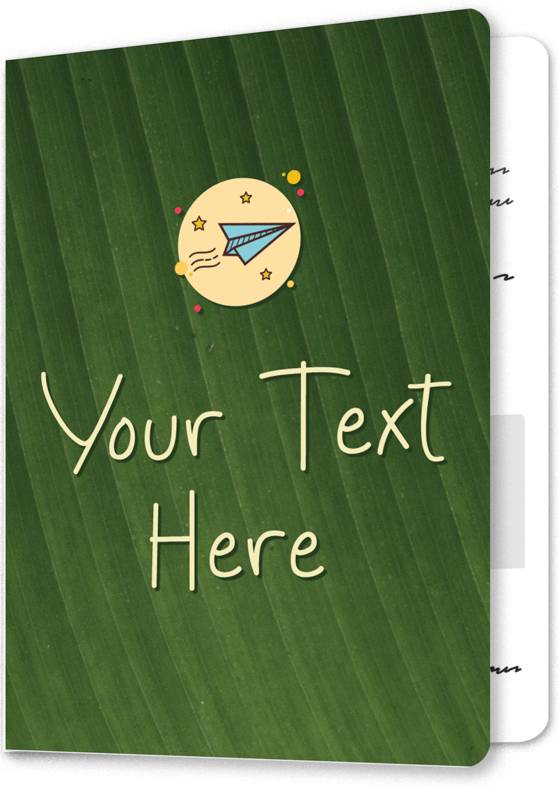 Natural Leaf Congratulations Card