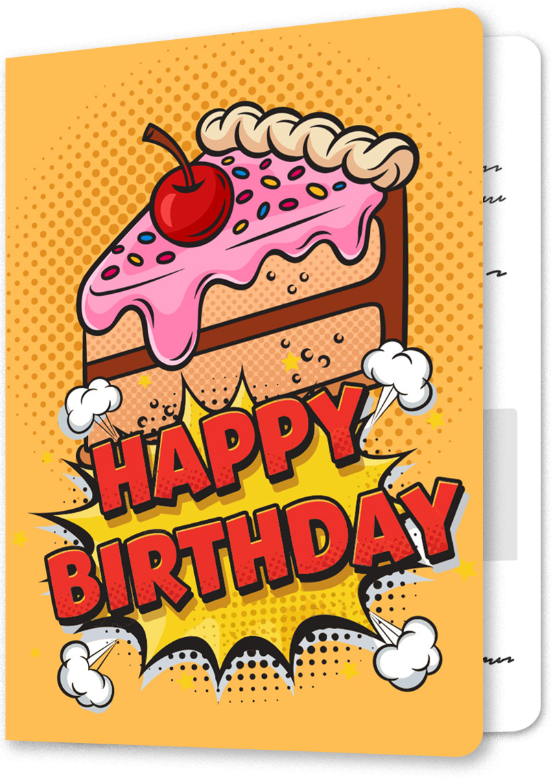 <p>Comic Pop Art Birthday Card</p>
 image