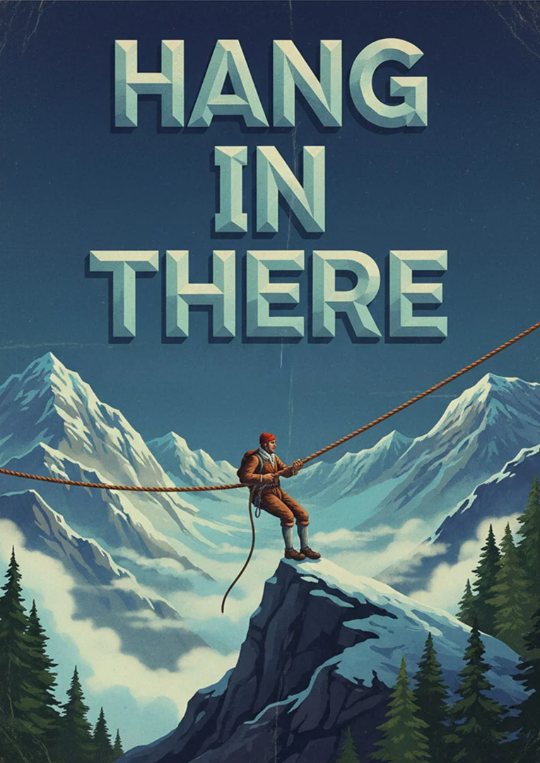 Hang In There Good Luck Card