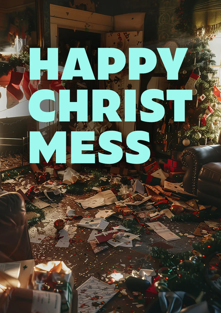 Happy Christ-mess Christmas Card