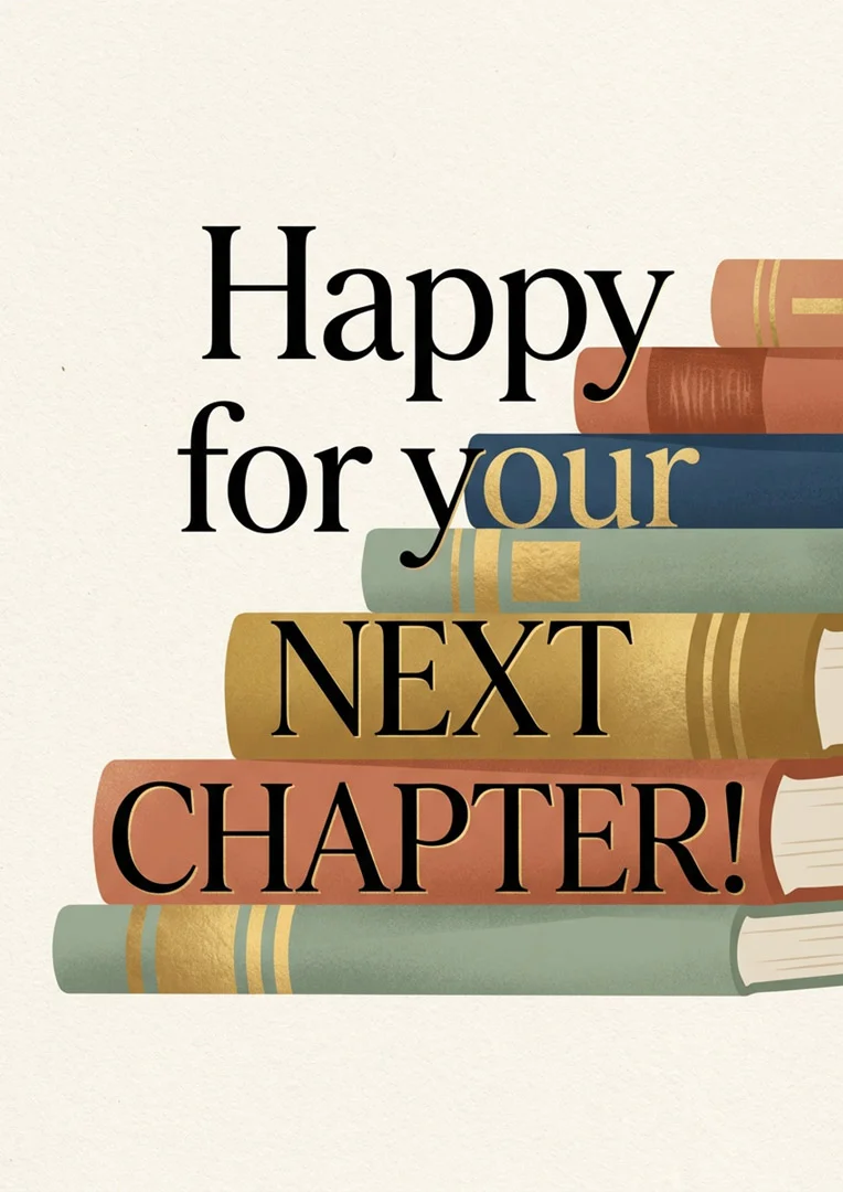 Next Chapter Literary Good Luck Card