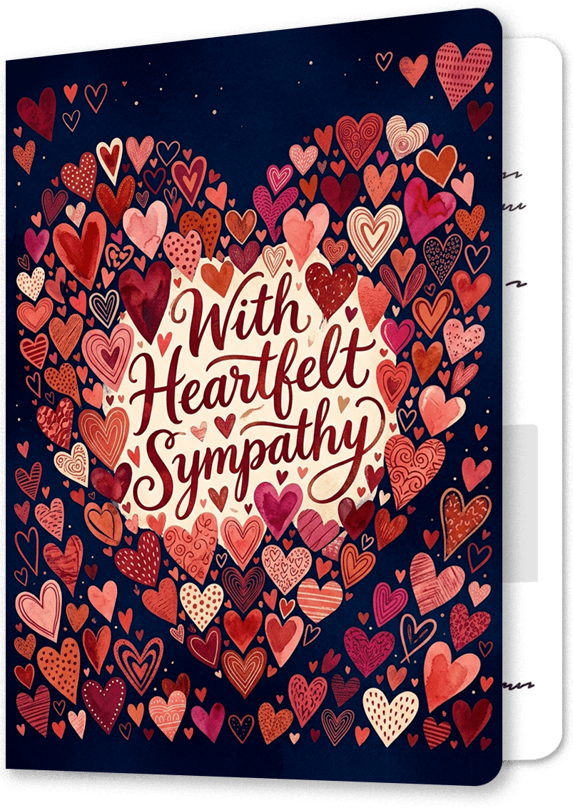 Heartfelt Tin Traveler Sympathy Card