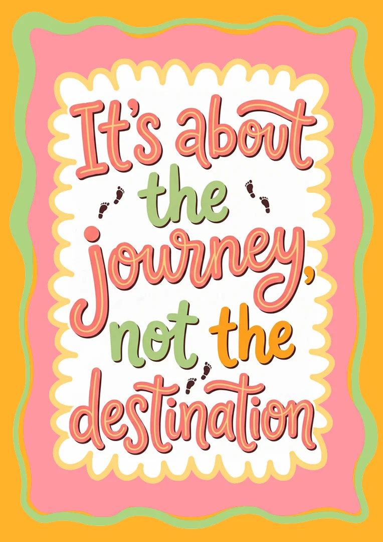 Your New Journey Good Luck Card