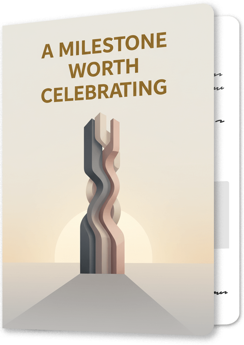 A Monumental Milestone Retirement Card