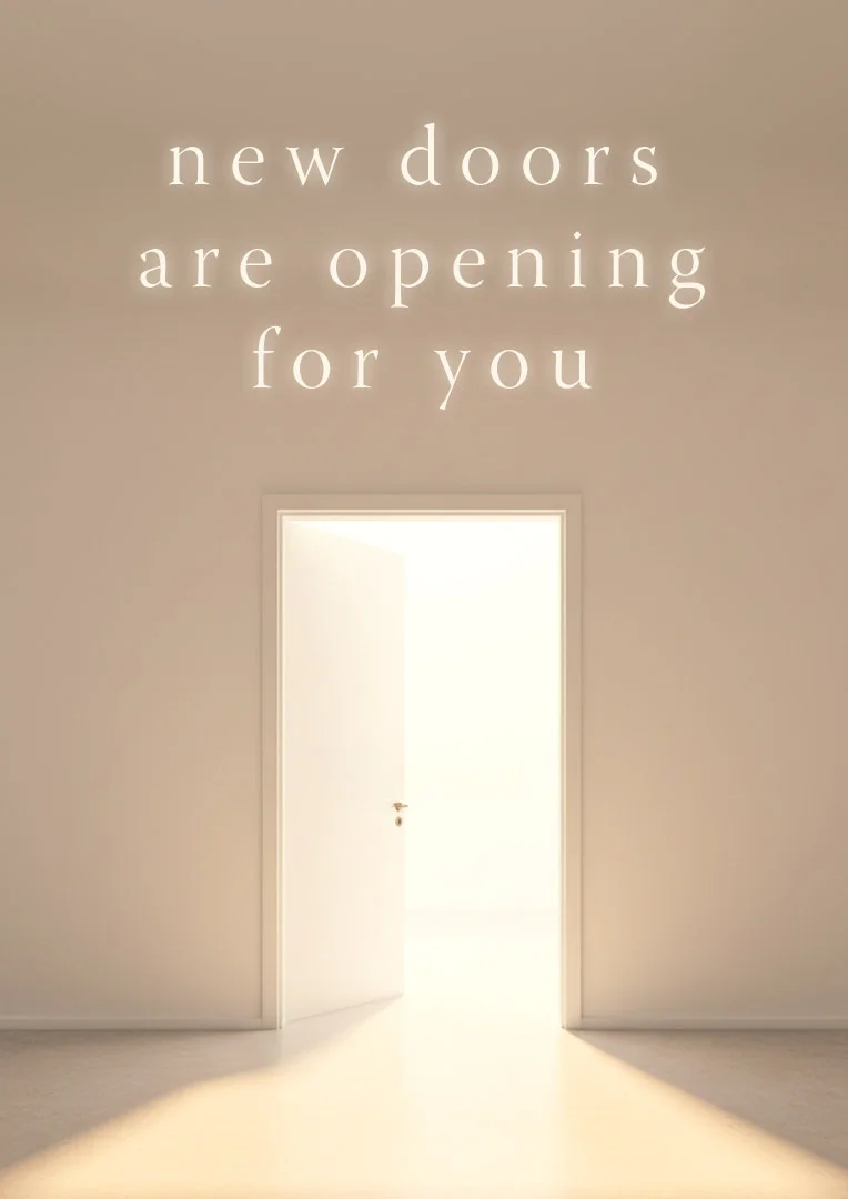 Moving Forward Good Luck Card