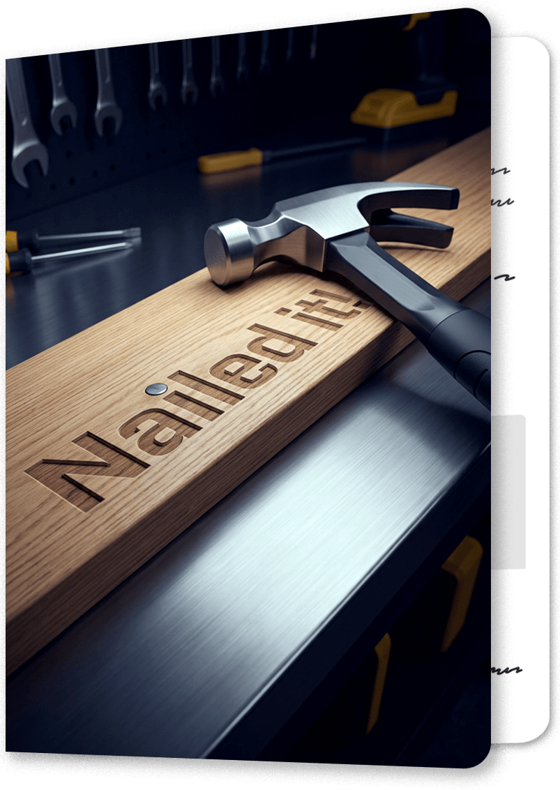 You Nailed It New Home Card