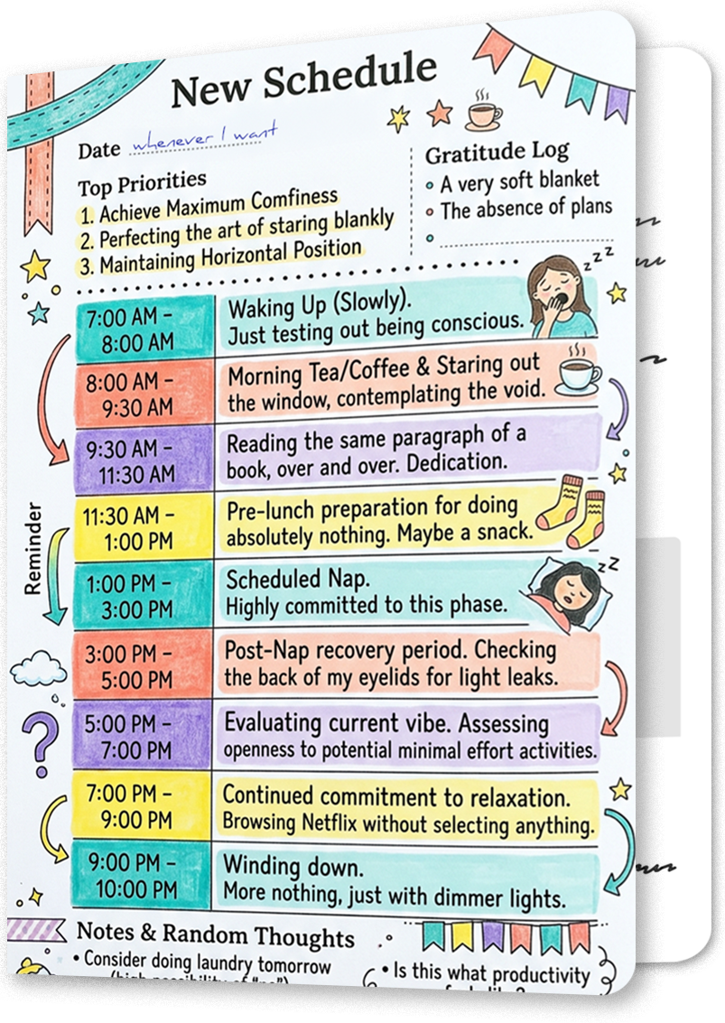 <p>The Schedule About Nothing Retirement Card</p>
 image