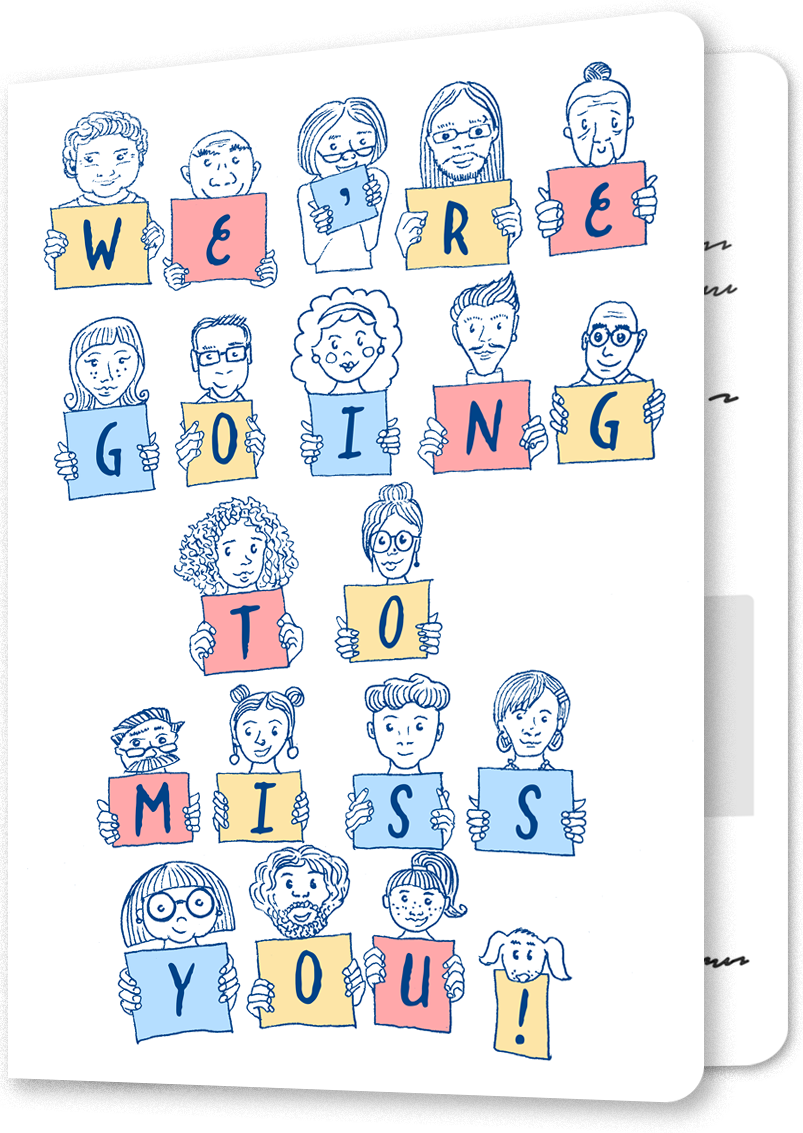 World's Best Colleague Farewell Leaving Card
