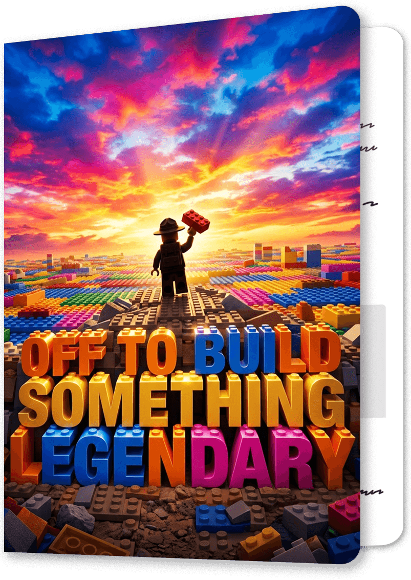 Build Something Legendary Congratulations Card