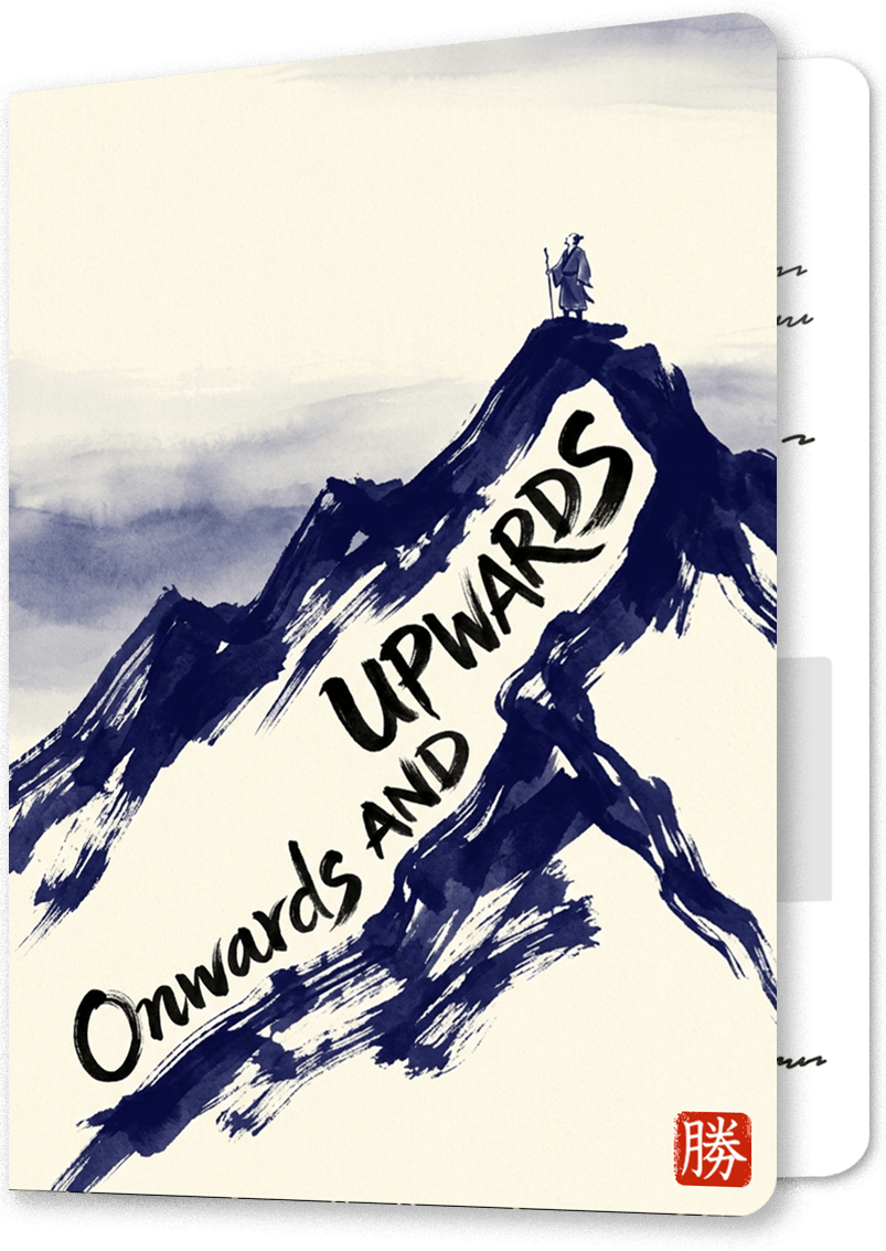 Onwards and Upwards Congratulations Card