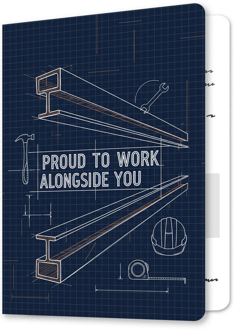 Blueprint For Success Retirement Card