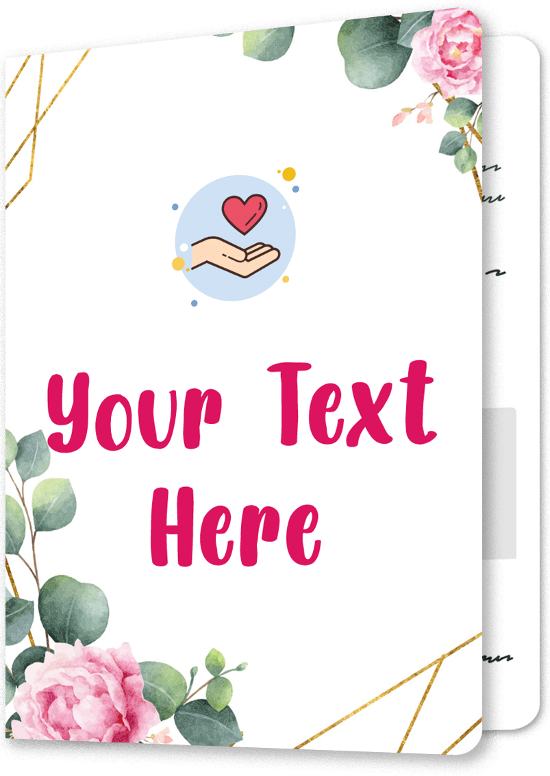 Heartfelt Rose Thank You Card