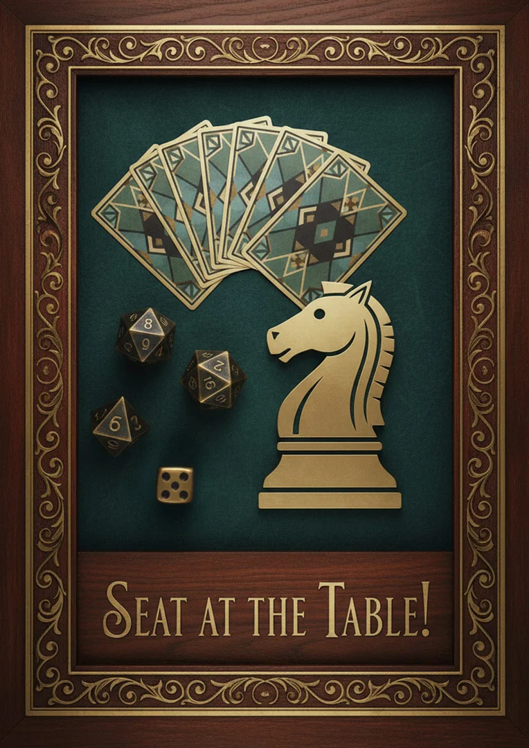 Tabletop Legend Work Anniversary Card