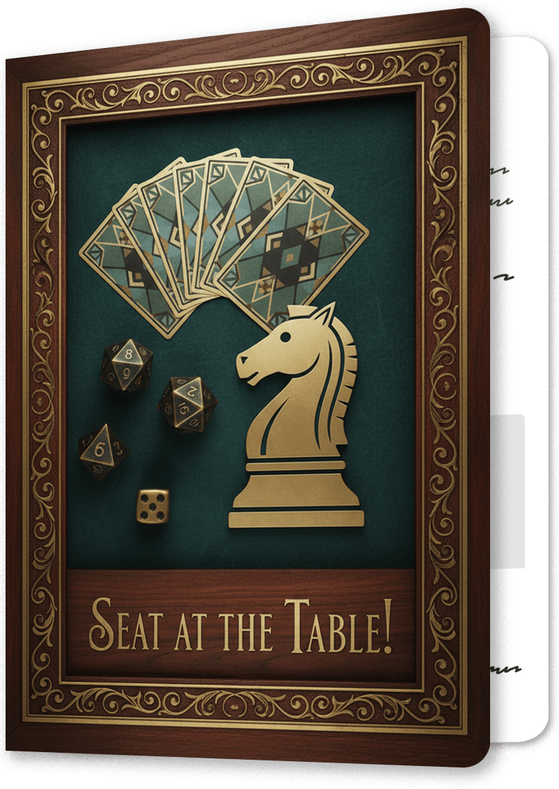 Tabletop Legend Work Anniversary Card