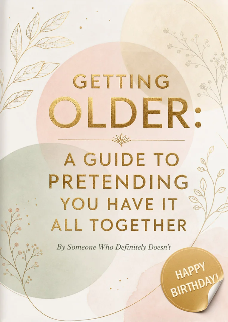 Getting Older Guide Birthday Card