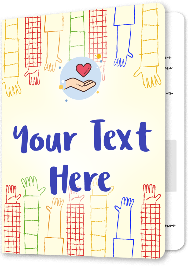 Doodle Hands Get Well Soon Card