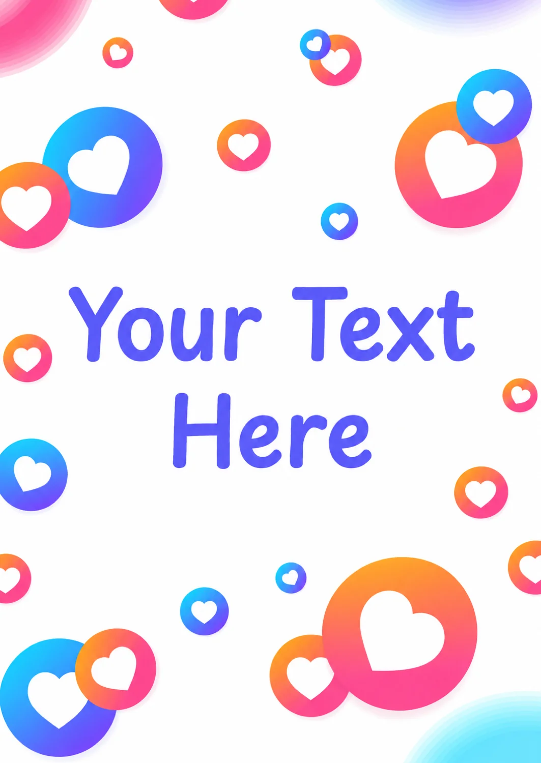 Social App Inspired Good Luck Card