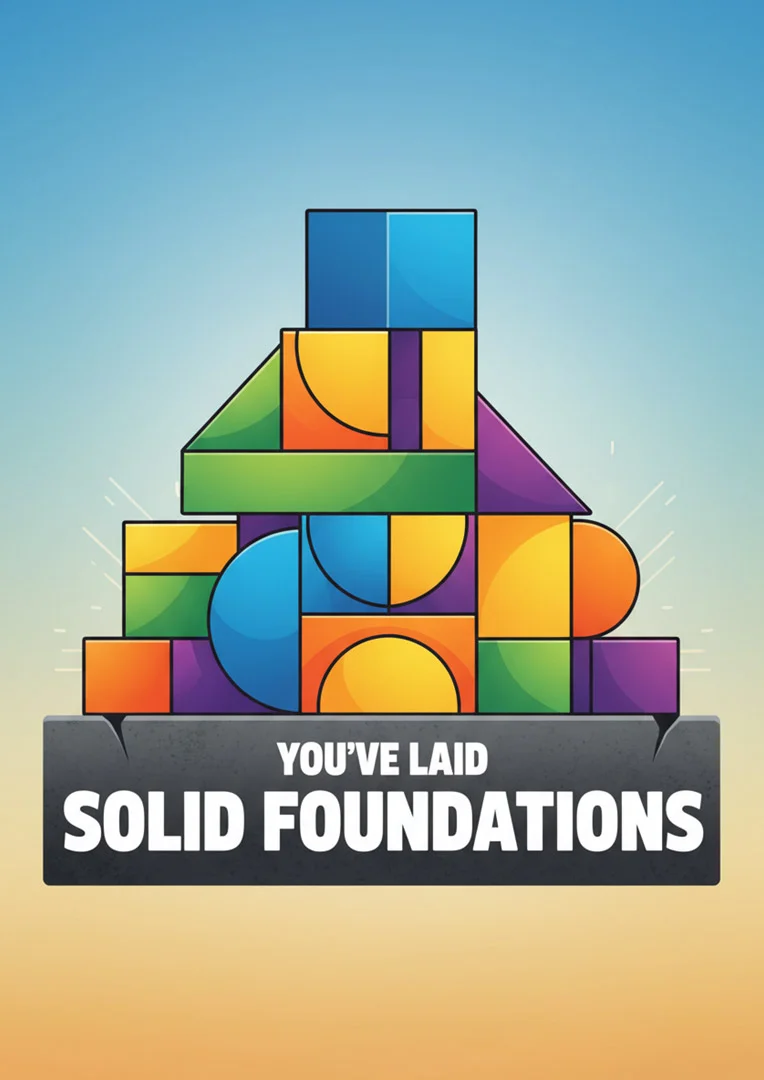 Master Builder Solid Foundations Leaving Card