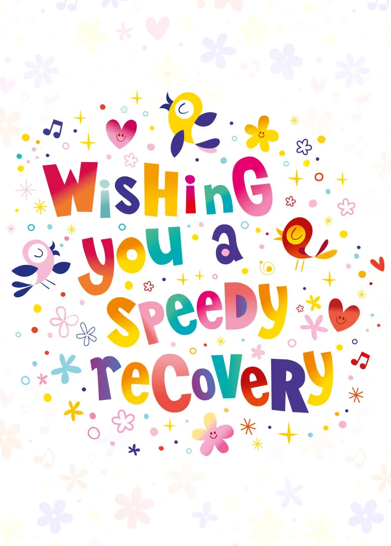 Somewhere Over Rainbow Get Well Soon Card