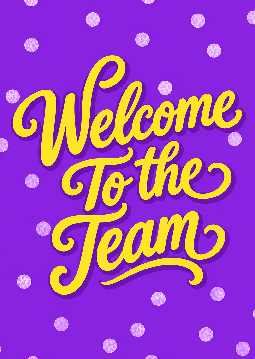 Spotted Calligraphy - Welcome to the team