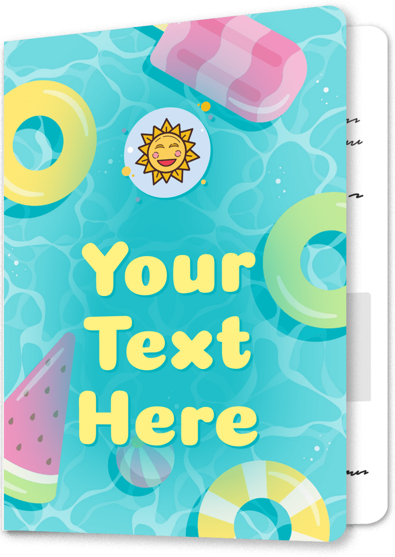 Sunny Poolside Birthday Card