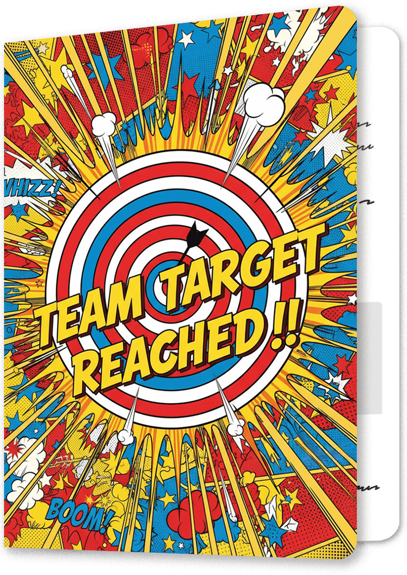 Heroic Team Victory Thank You Card