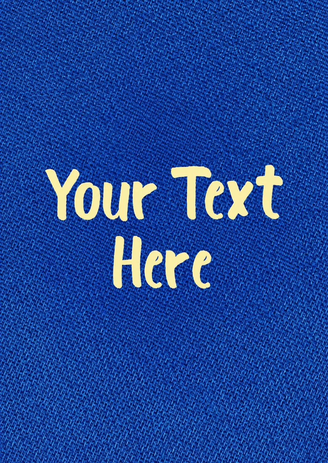 Denim Flight Good Luck Card