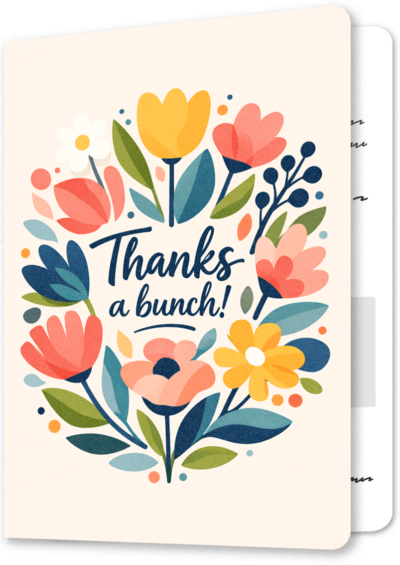 A Truly Sincere Thank You Card