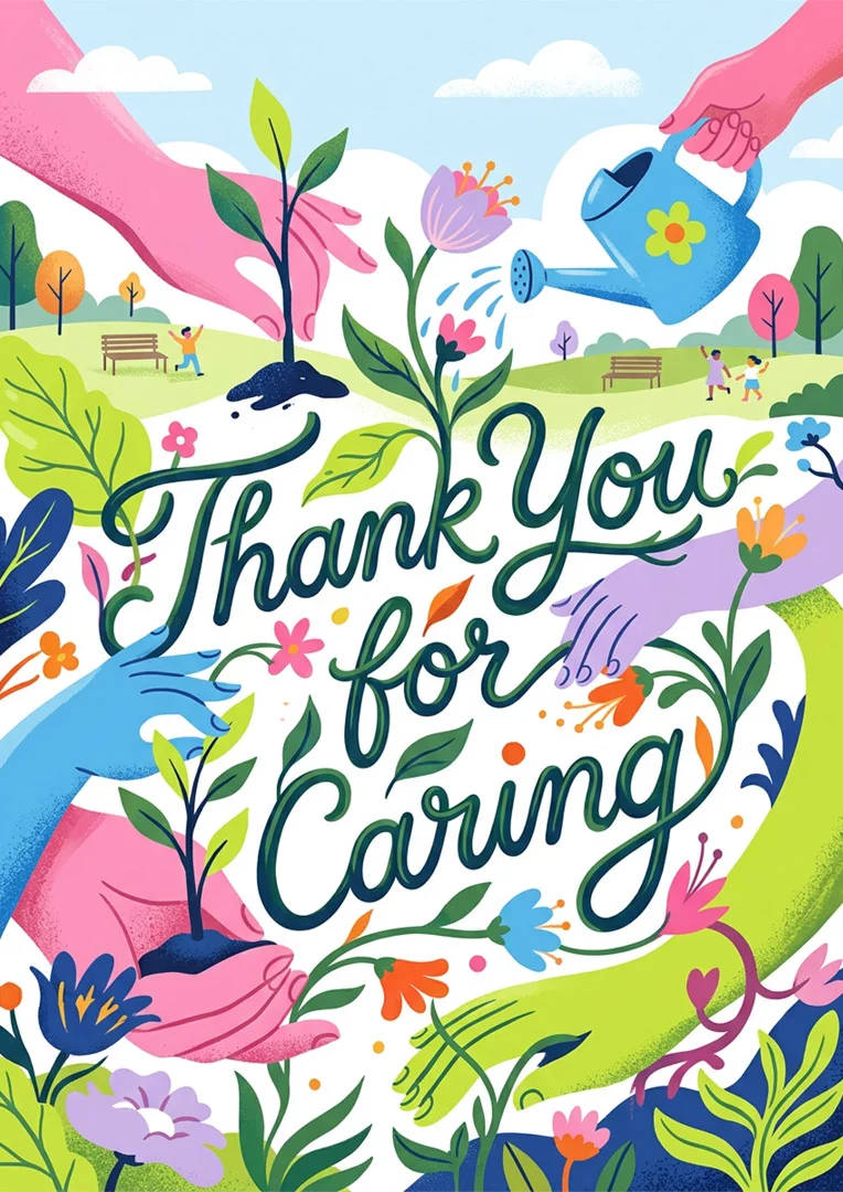 Growing Gratitude Thank You Card