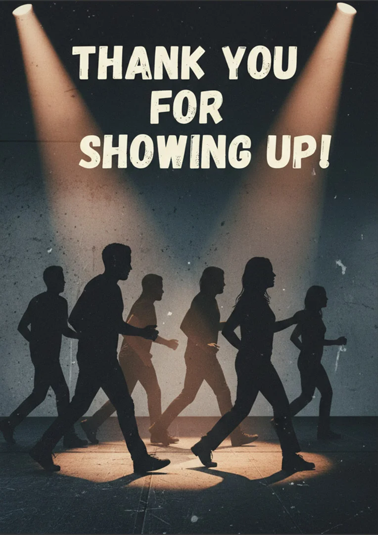 The Greatest Show Thank You Card