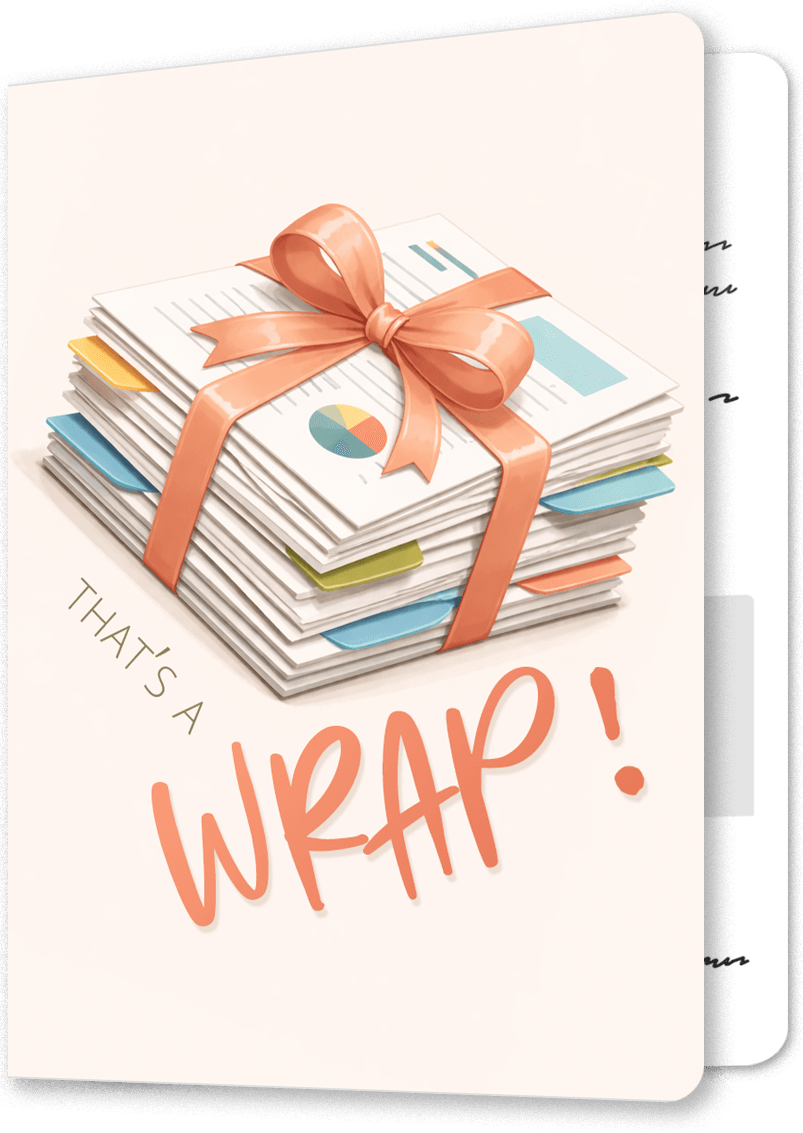 That's a Wrap Retirement Card