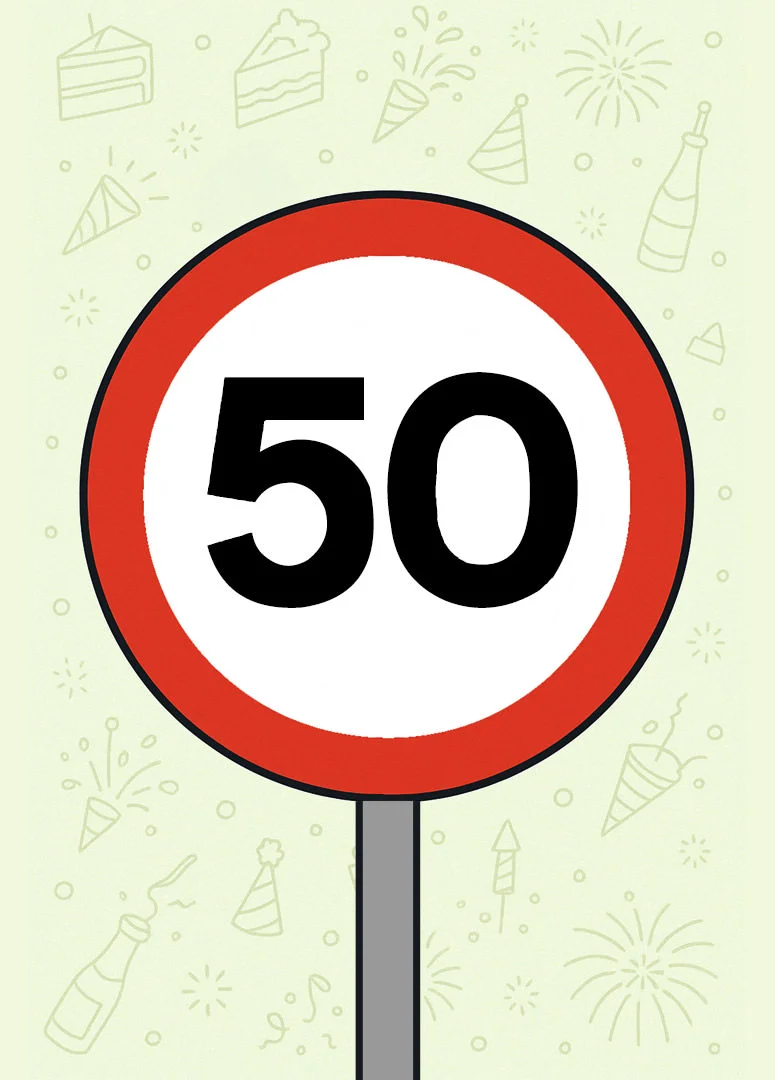 The Big Fifty Milestone Birthday Card