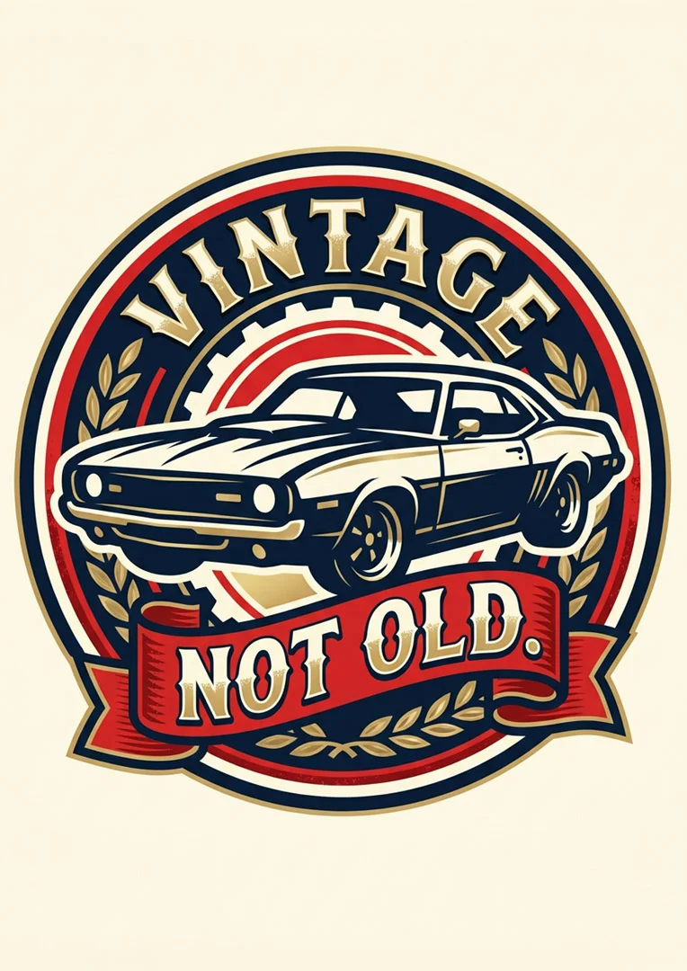 Vintage Not Old Classic Birthday Card