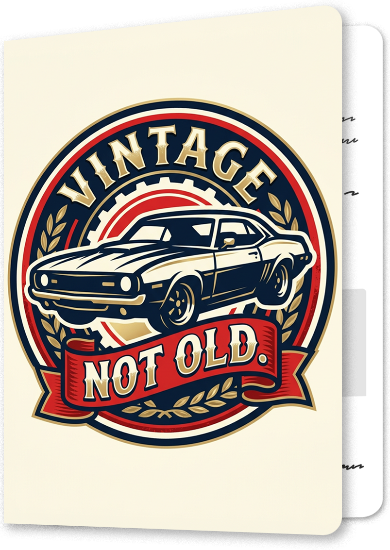 Vintage Not Old Classic Birthday Card